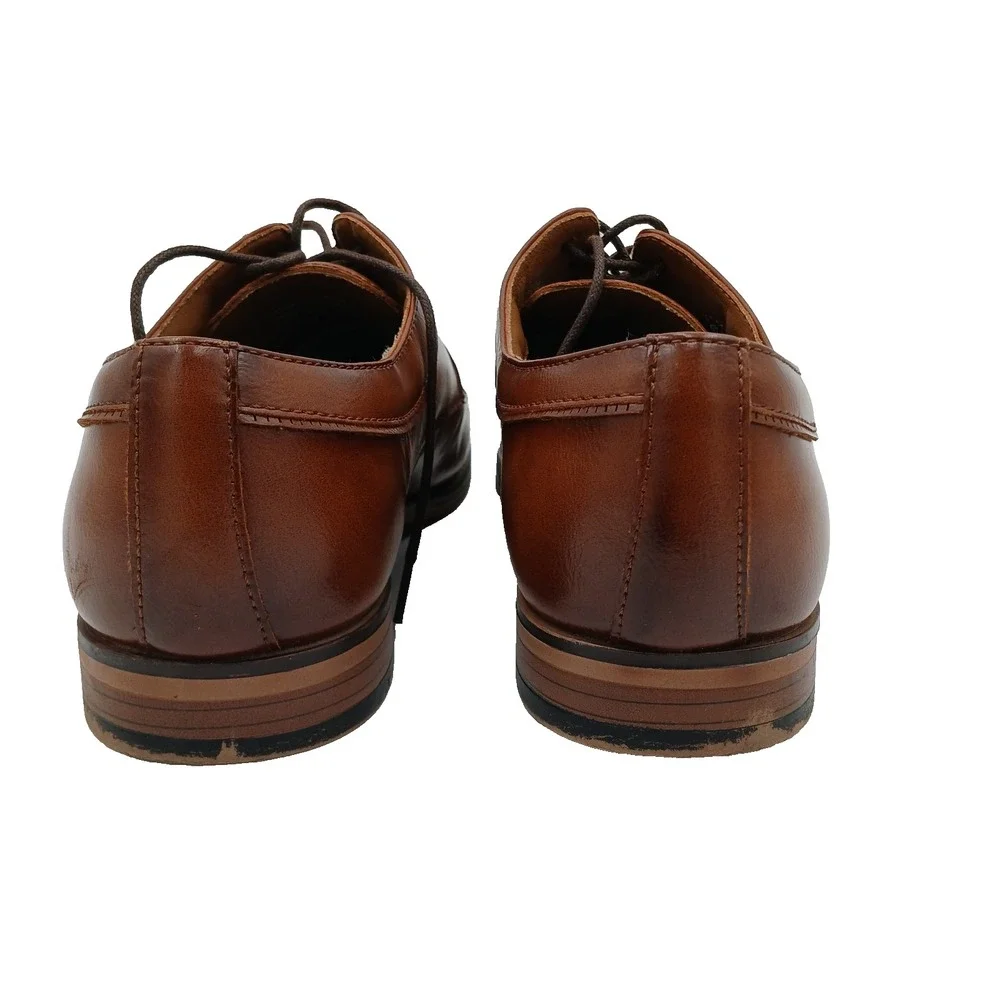 Steve Madden Ortholite men's brown‎ lace‑up oxford dress shoes Size 13